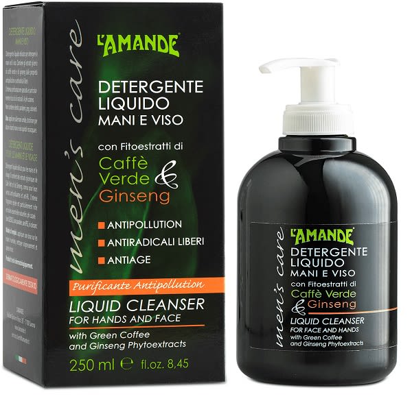 981070168 - L'AMANDE MAN'S CARE DETERGENTE LIQUIDO MANI E VISO PURIFICANTE 250 ML - 4784063_1.jpg