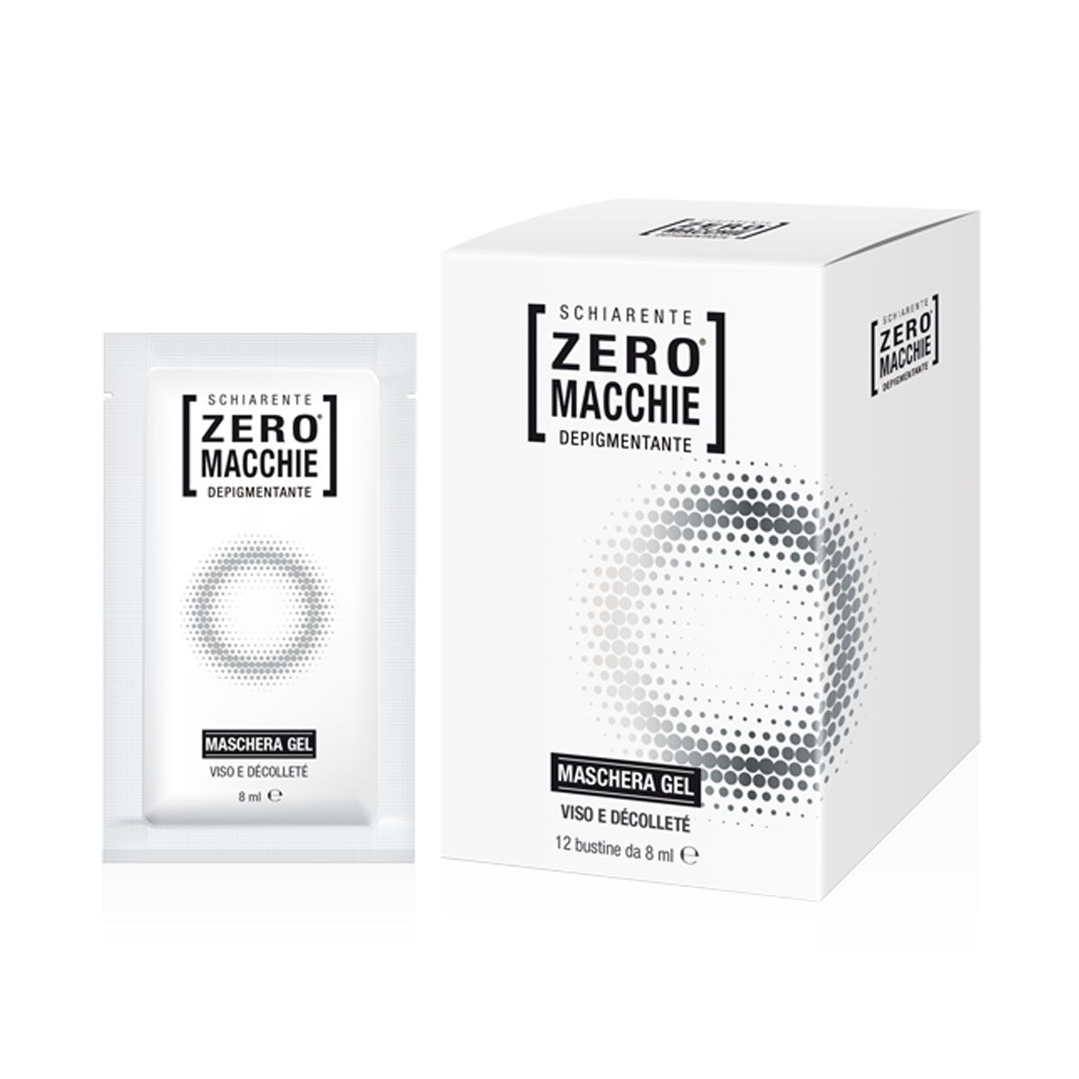 Zero Macchie Maschera Gel Viso 12 Bustine