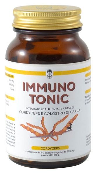 Immuno Tonic Integratore Di Cordyceps E Colostro Di Capra 60 Capsule