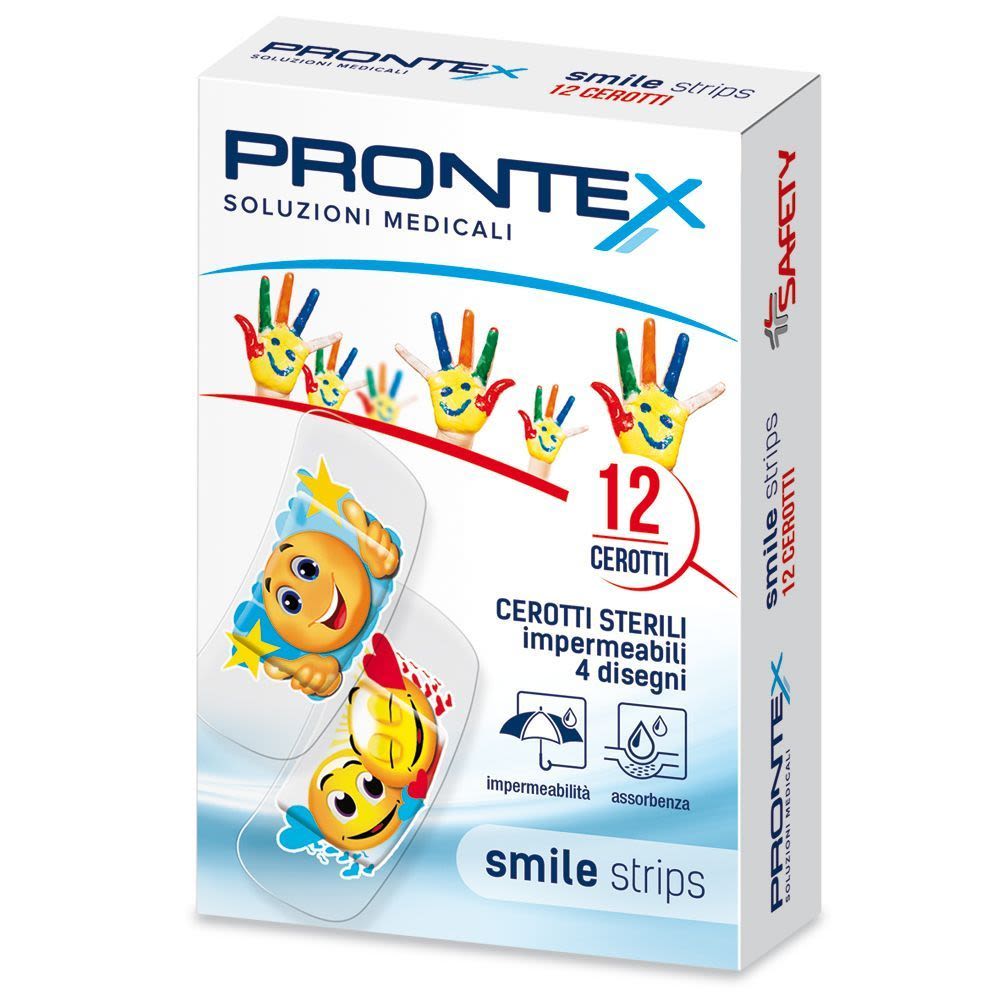 934488634 - Safety Cerotti Sterili Impermeabili Prontex Smile Strips 12 pezzi - 4723171_2.jpg