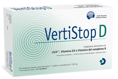 Vertistop D Integratore Vitamina D3 E Vitamine B 20 Compresse