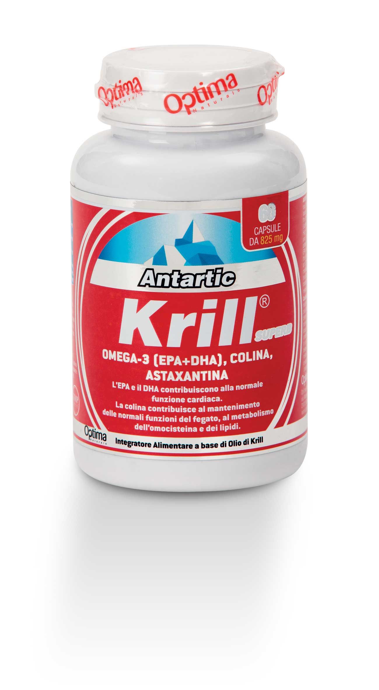 Antartic Krill Superb Integratore Cuore 60 Capsule