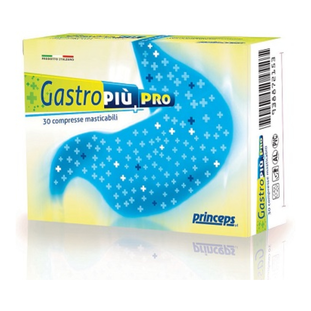 Gastropiù Pro Integratore Per Digestione E Benessere Gastrointestinale 30 Compresse Masticabili