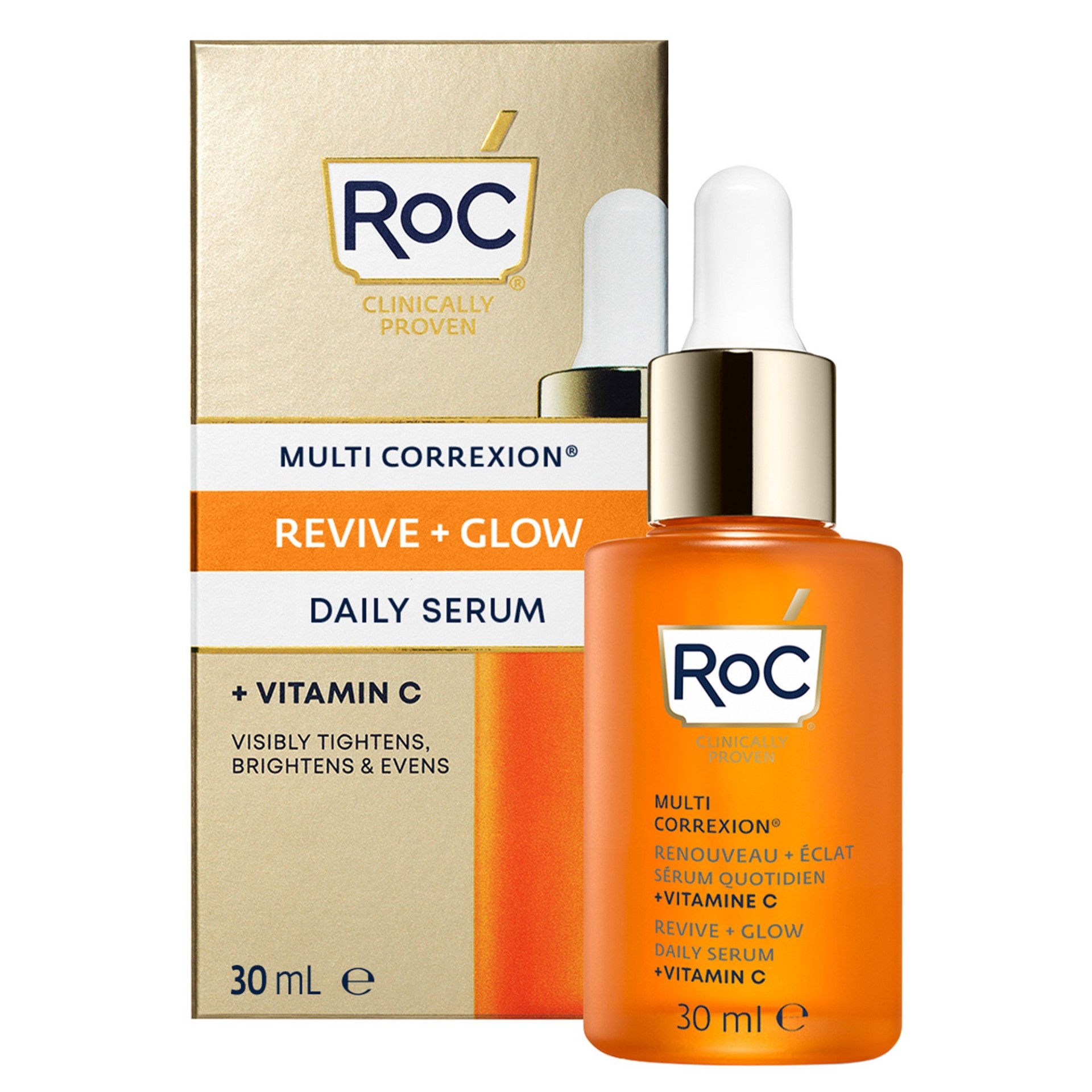 Roc Multi Correxion Revive + Glow Siero Viso Illuminante 30ml