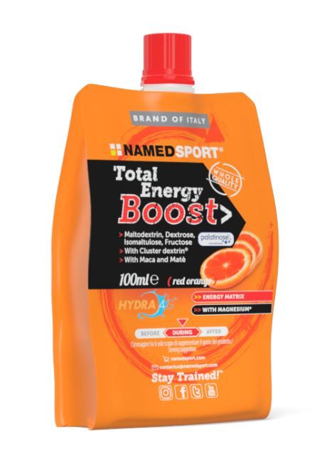 Named Sport Total Energy Boost Red Orange Integratore 100ml