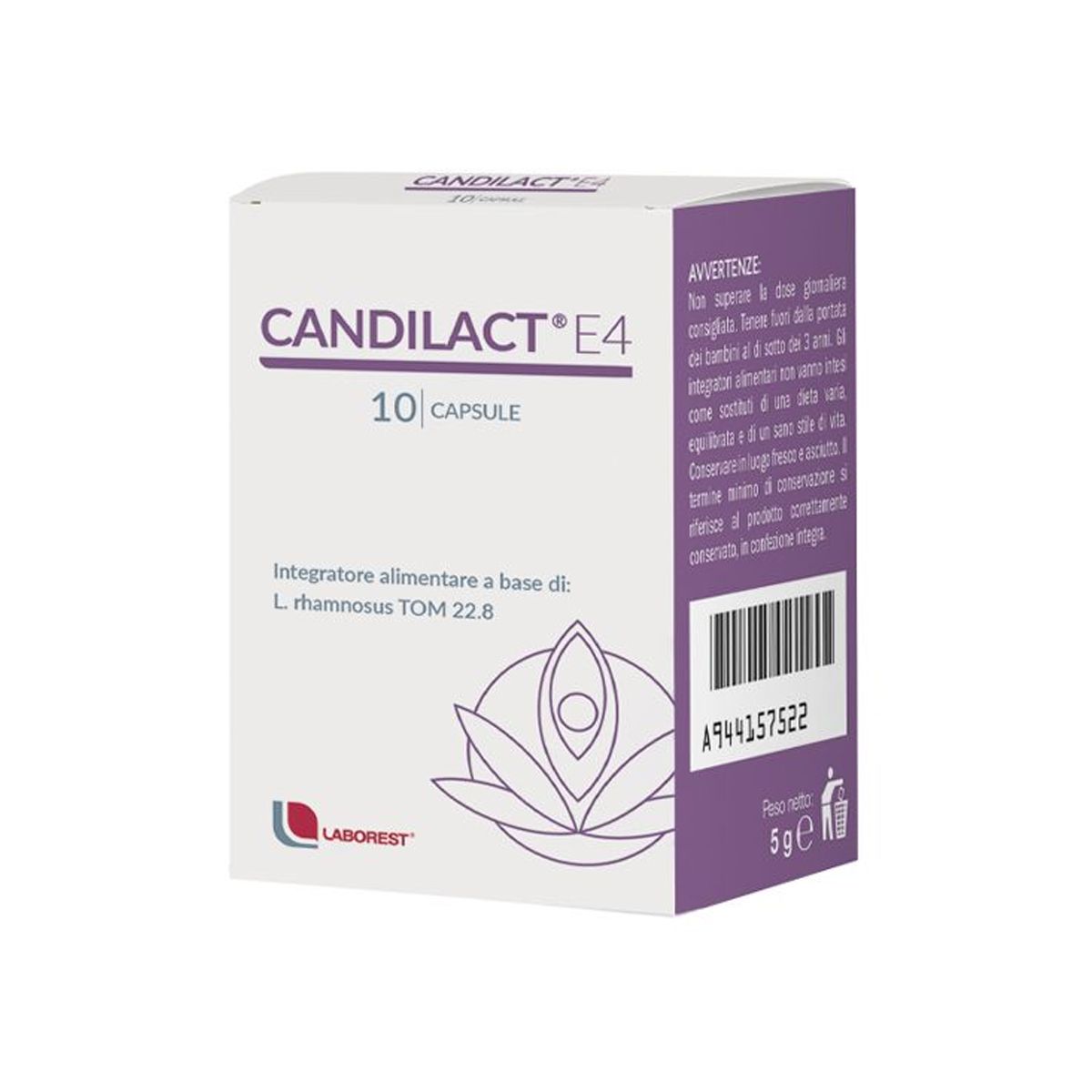 Candilact E4 Integratore Salute Intima Donna 10 Capsule