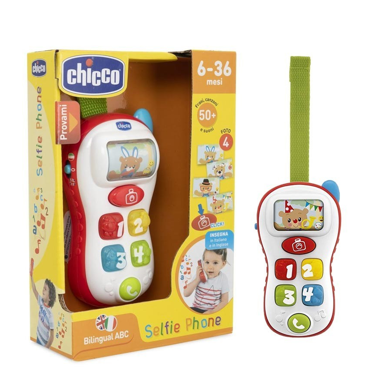 image - 976520445 - Gioco elettronico educativo a forma di smartphone che stimola curiosit&agrave;, linguaggio e manualit&agrave; nei bambini dai 6 ai 36 mesi. - 4705783_2.jpg