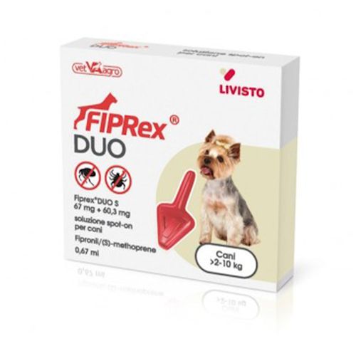 105314025 - FIPREX DUO S*spot-on soluz 1 pipetta 0,67 ml 67 mg + 60,3 mg cani 2 - 10 kg - 0005459_1.jpg