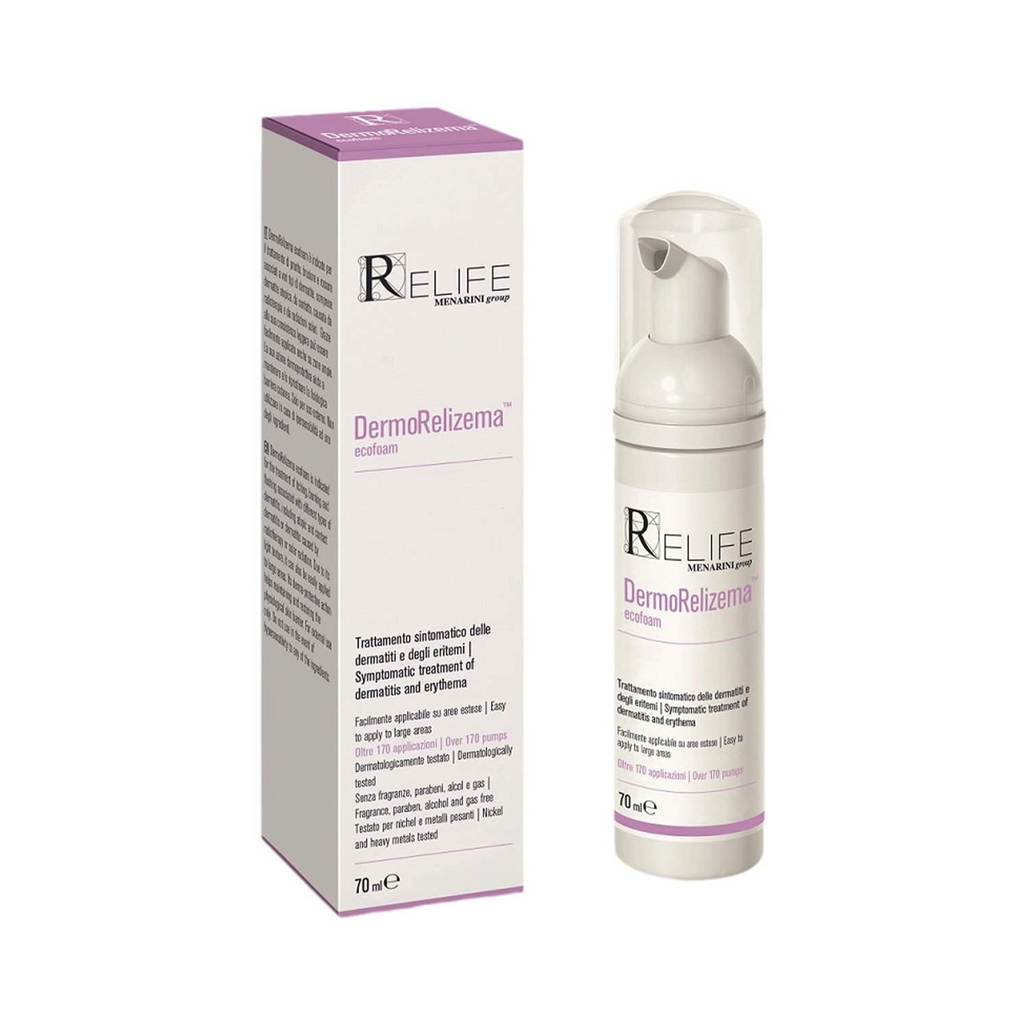 image - 985975679 - Dermorelizema Ecofoam &egrave; un trattamento per dermatiti ed eritemi che crea una barriera protettiva sulla pelle, riducendo il rossore e favorendo la traspirazione. - 4866635_2.jpg