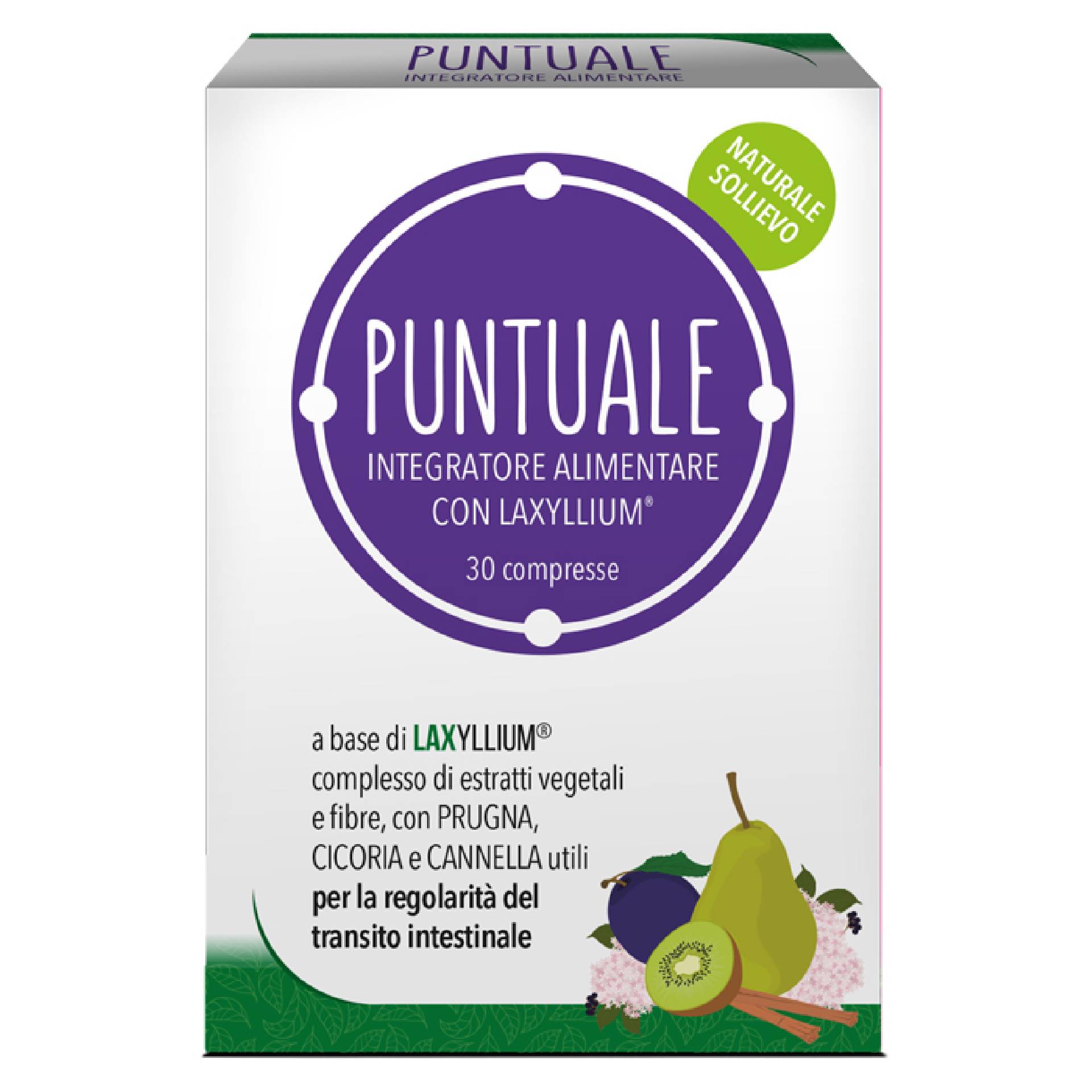 Puntuale Con Laxyllium Integratore Transito Intestinale 30 Compresse