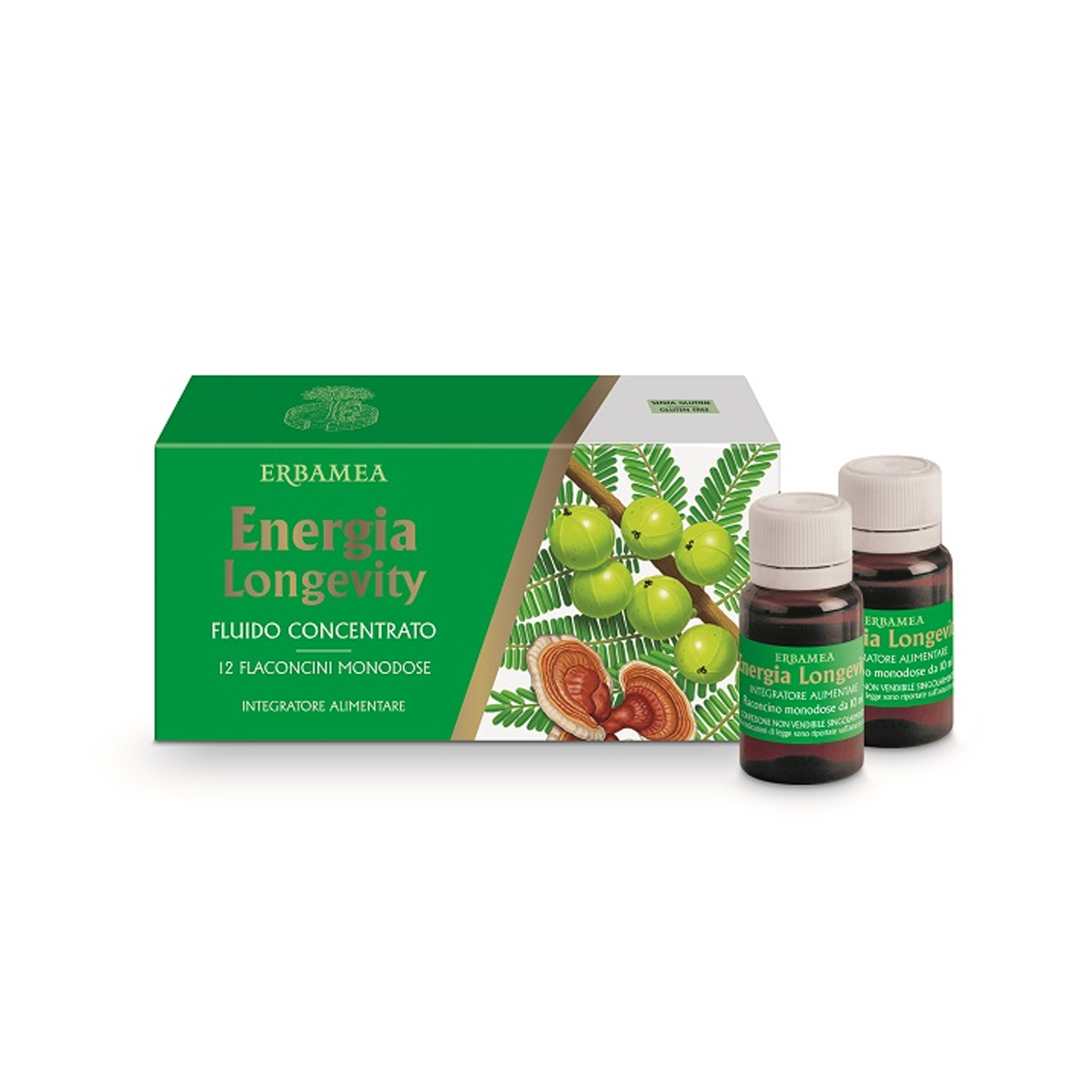 Erbamea Energia Longevity Flaconcini 12x10ml