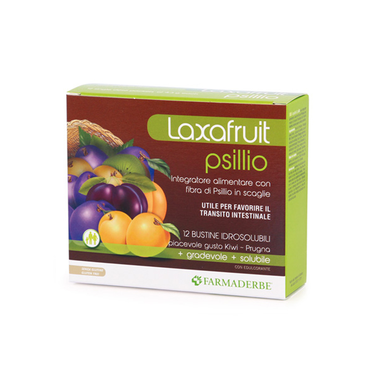 Laxafruit Psillio Integratore Transito Intestinale 12 Bustine