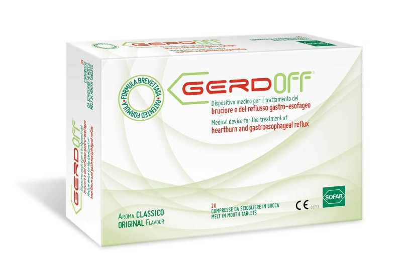 Gerdoff Trattamento Reflusso Gastro-esofageo 20 Compresse