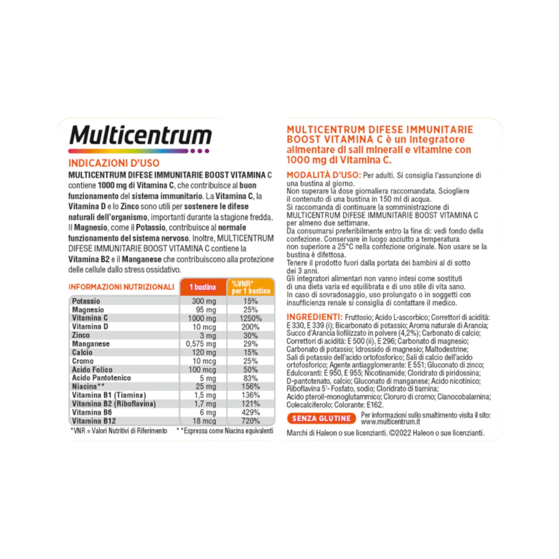 image - 982471827 - MULTICENTRUM DIFESE IMMUNITARIE BOOST VITAMINA C 14 BUSTINE - 4709107_8.jpg