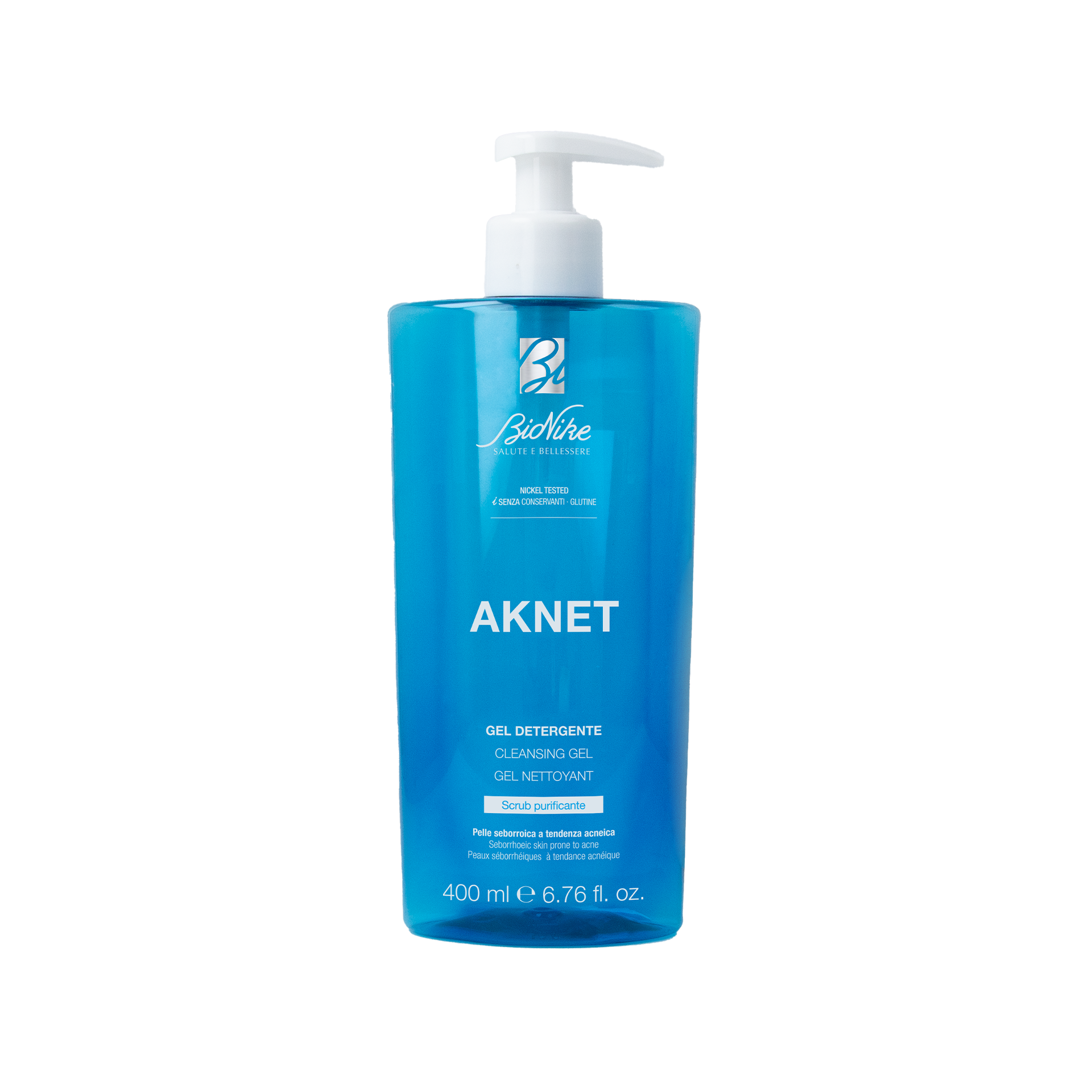 Bionike Aknet Detersione viso E Corpo Gel Sebo-riequilibrante 400ml