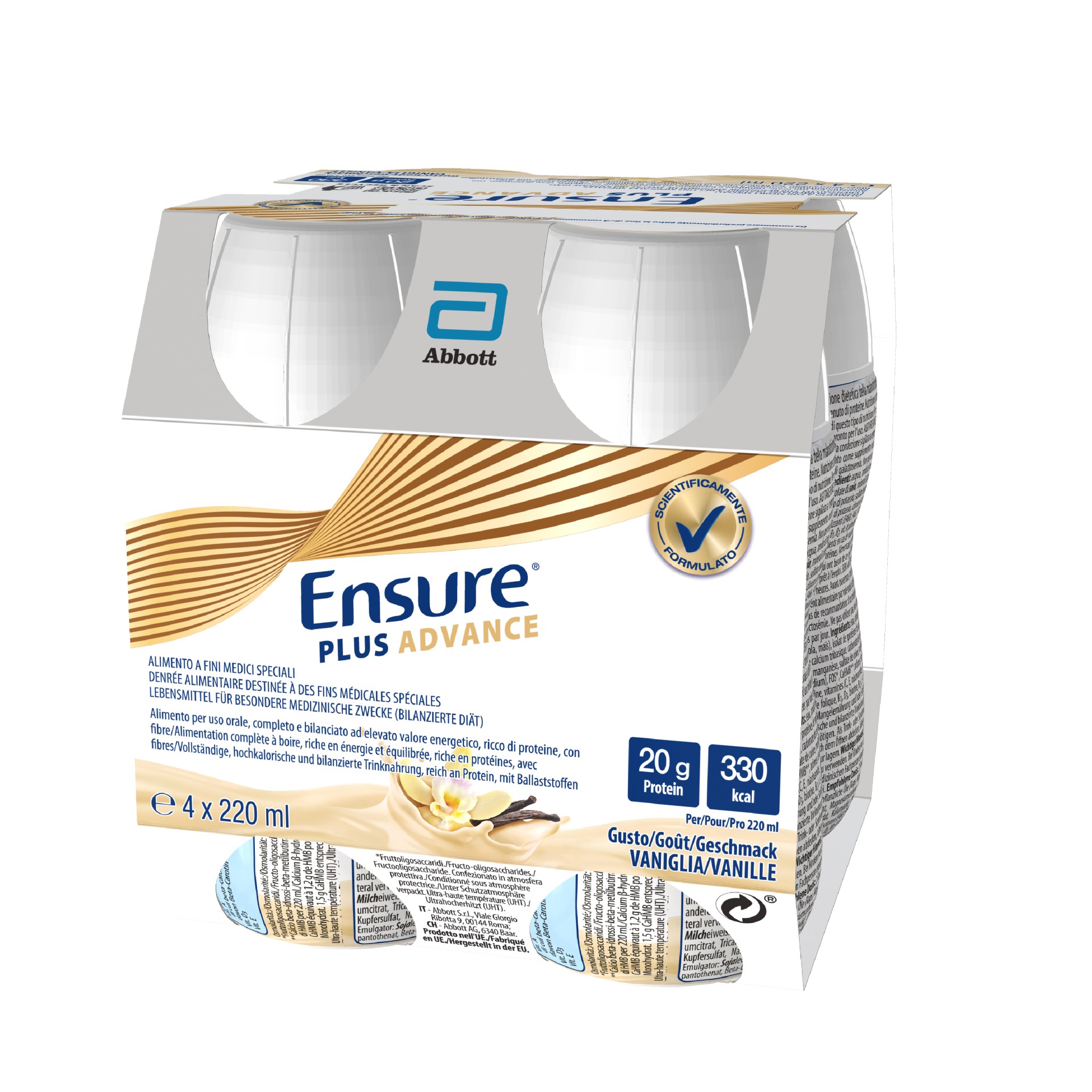 image - 935722102 - ENSURE PLUS ADVANCE VANIGLIA 4 BOTTIGLIE DA 220 ML - 7881878_6.jpg