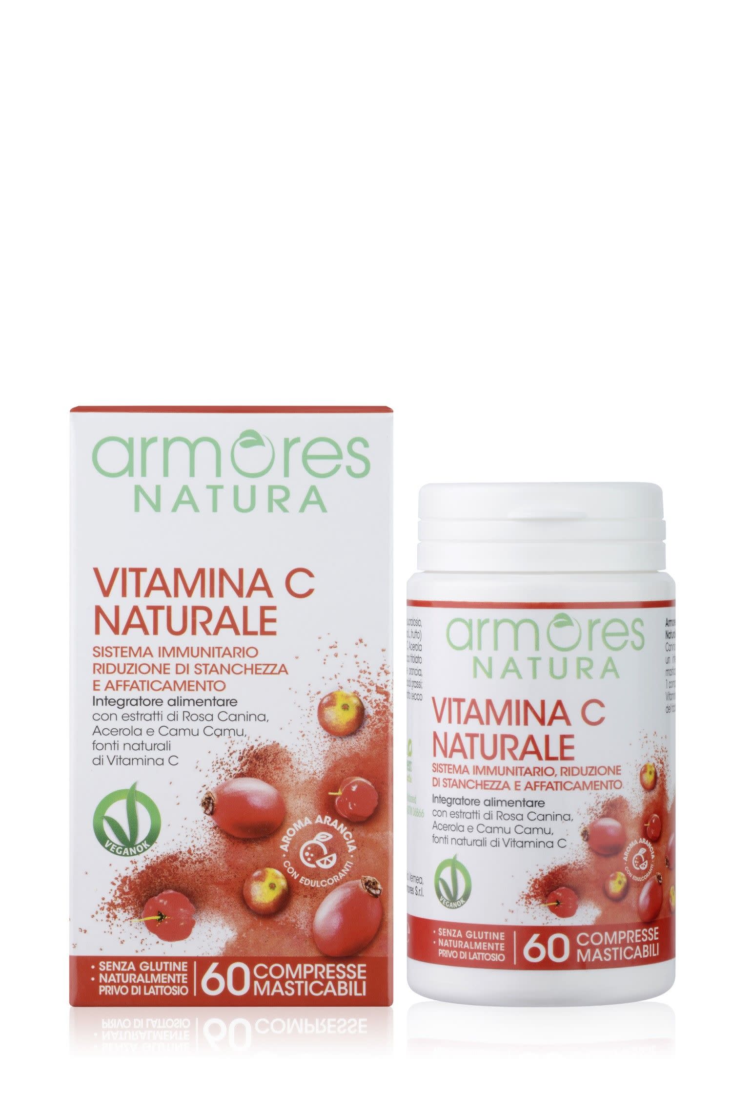 Armores Natura Integratore Vitamina C Naturale 60 Compresse Masticabili -  Top Farmacia