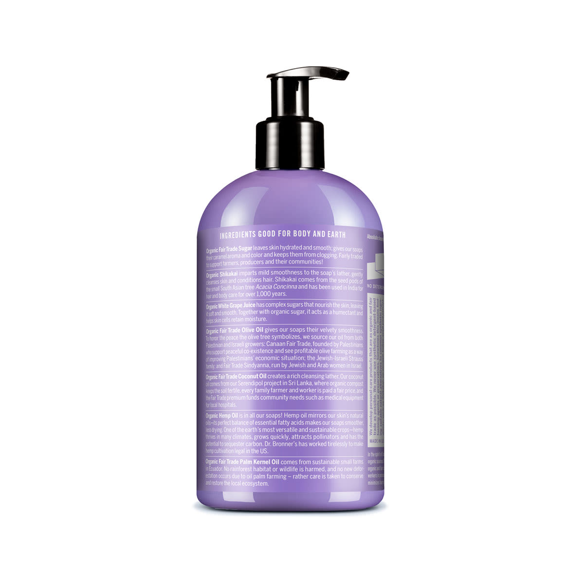 image - 927147367 - DR BRONNER'S ORGANIC SUGAR SOAP LAVENDER 355 ML - 4760055_3.jpg