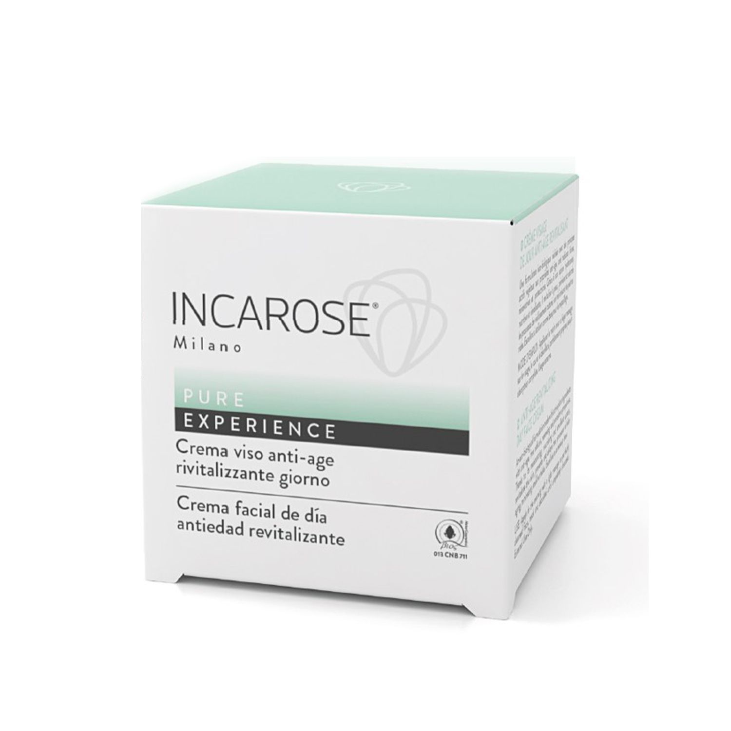 Incarose Pure Experience Crema idratazione viso Giorno Antiage 50ml