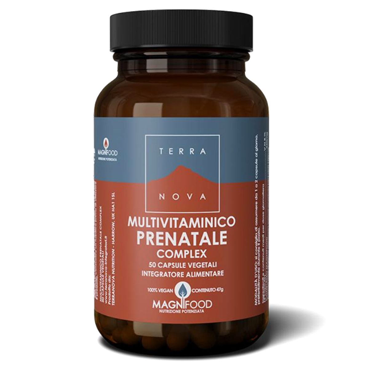 Terranova Complex multivitamine Prenatale Integratore Gravidanza 50 Capsule