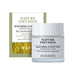 983192244 - Bioearth Nature Infusion Maschera Scrub Viso rigenerante Riso Pelle spenta 100ml - 4739435_1.jpg