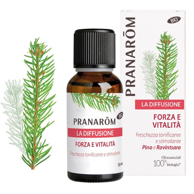 Pranarom Forza E Vitalità Essenza Per Diffusione Pino E Ravintsara 30ml