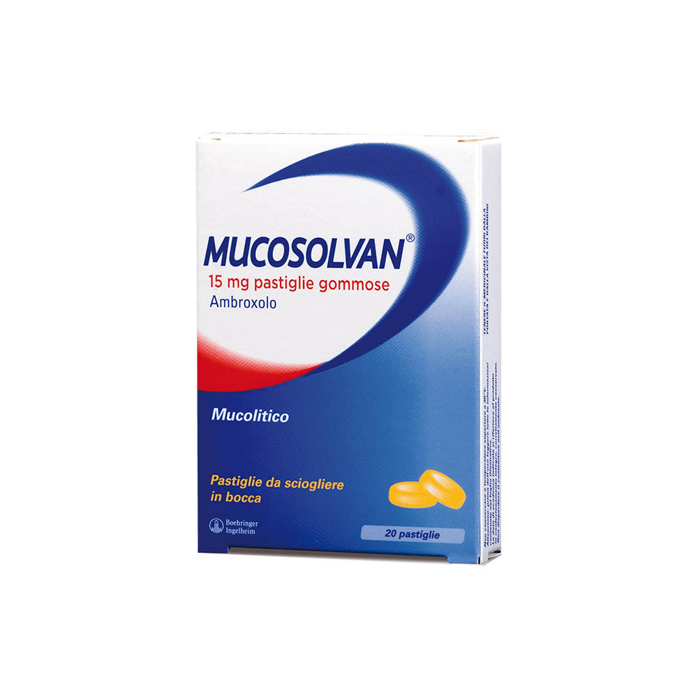 Mucosolvan 15mg Mucolitico 20 Pastiglie