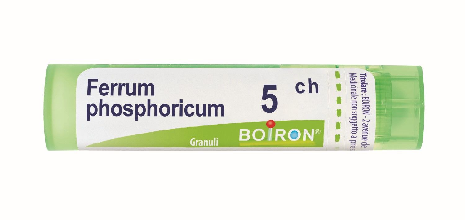 Boiron Ferrum Phosphoricum 5ch 80 Granuli Contenitore Multidose