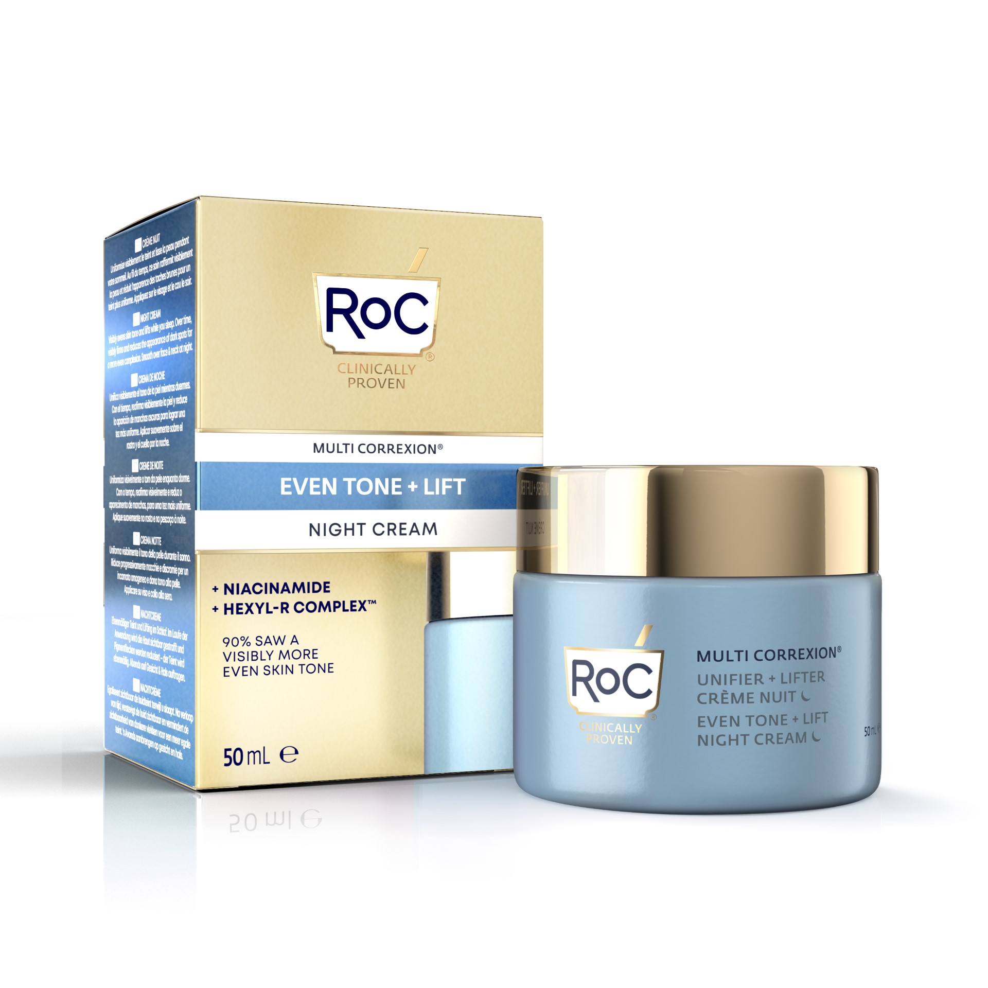 Roc Multi Correxion Even Tone + Lift Crema Notte 50ml