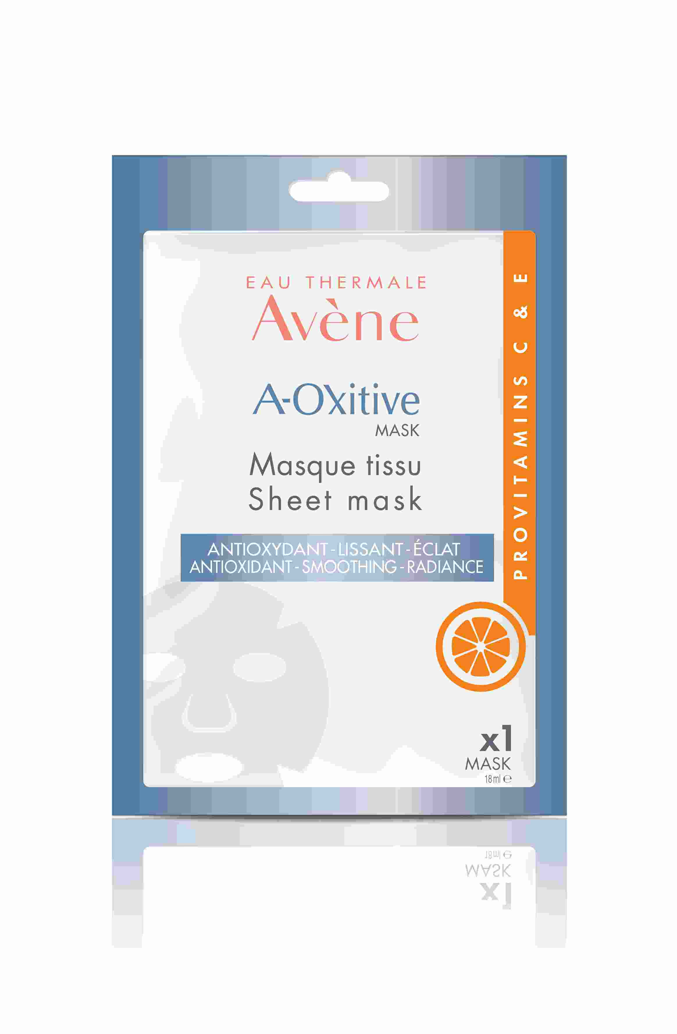 Avene A-oxitive Mask Maschera In Tessuto Sos Anti ossidante 18ml