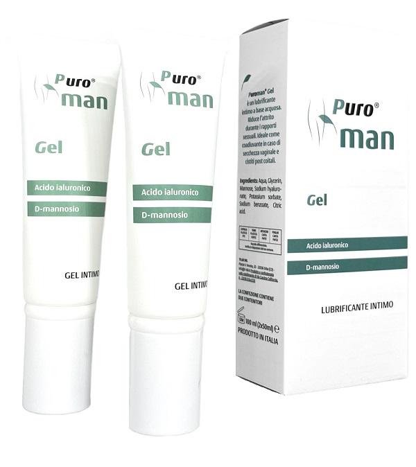 Puroman Gel Intimo Vaginale Lubrificante 2x50ml