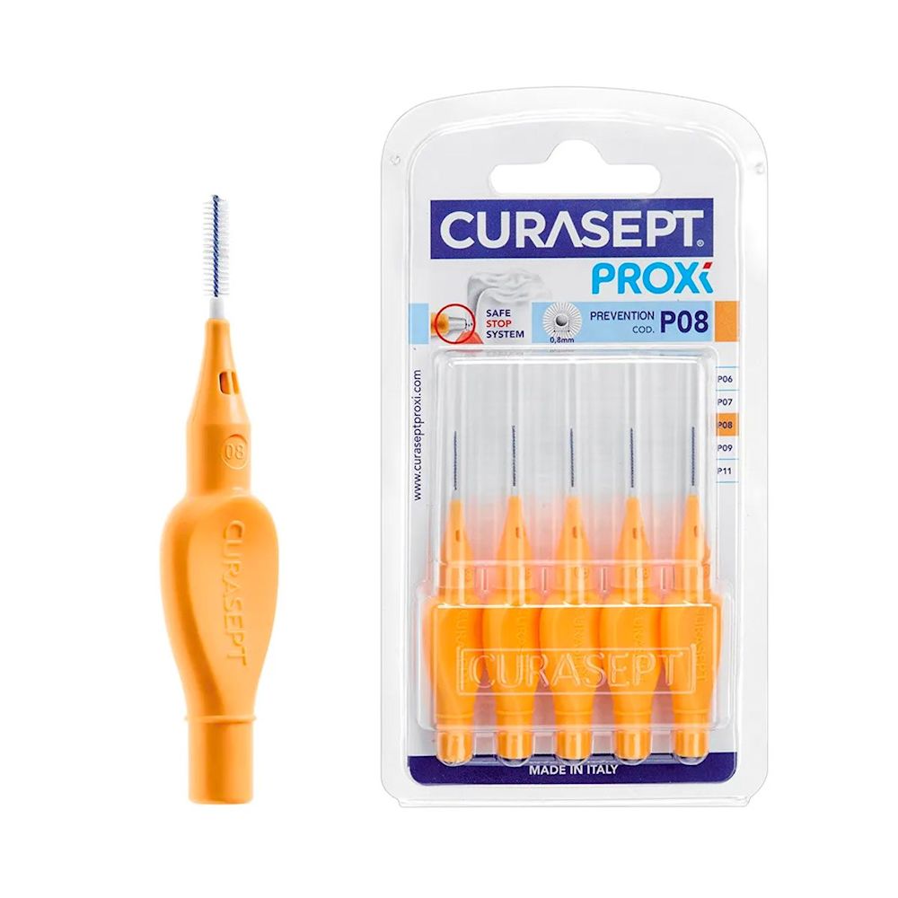 983753916 - Curasept Proxi P08 Scovolino Arancione Chiaro 6 pezzi - 4709533_1.jpg