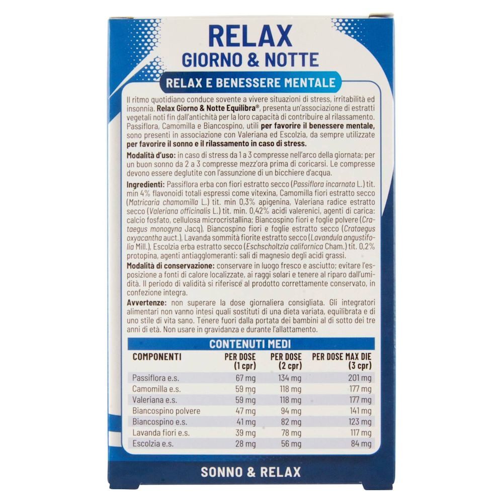 924587367 - Equilibra Relax Giorno e Notte Integratore sonno 50 compresse - 4719441_4.jpg