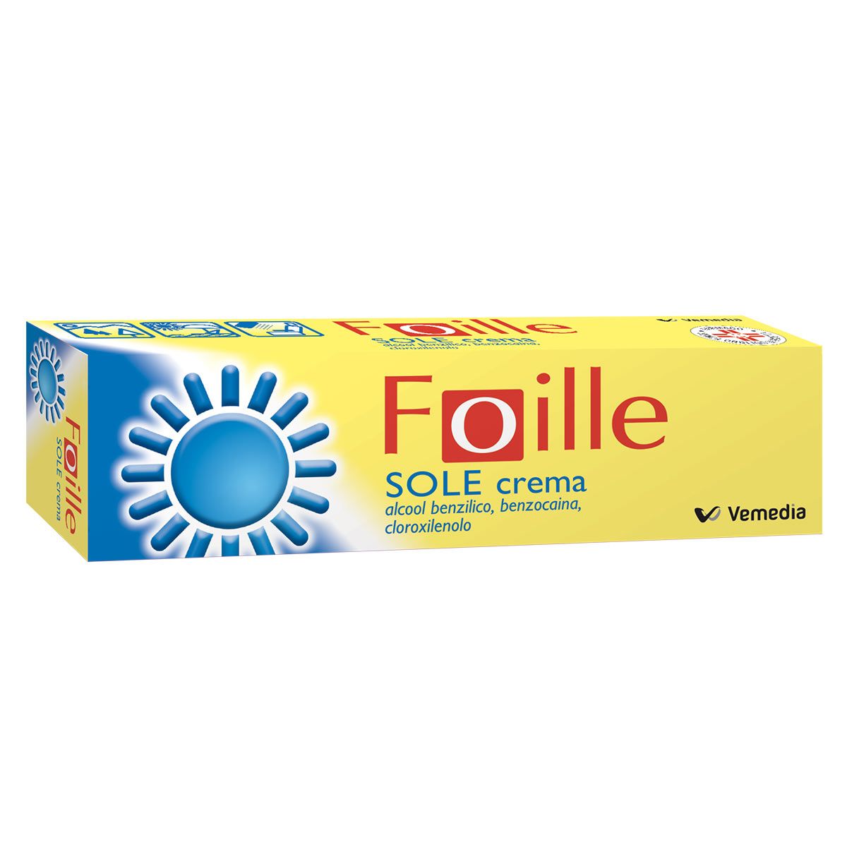 Foille Sole Crema Per Ustioni Solari Ed Eritemi Tubo 30g