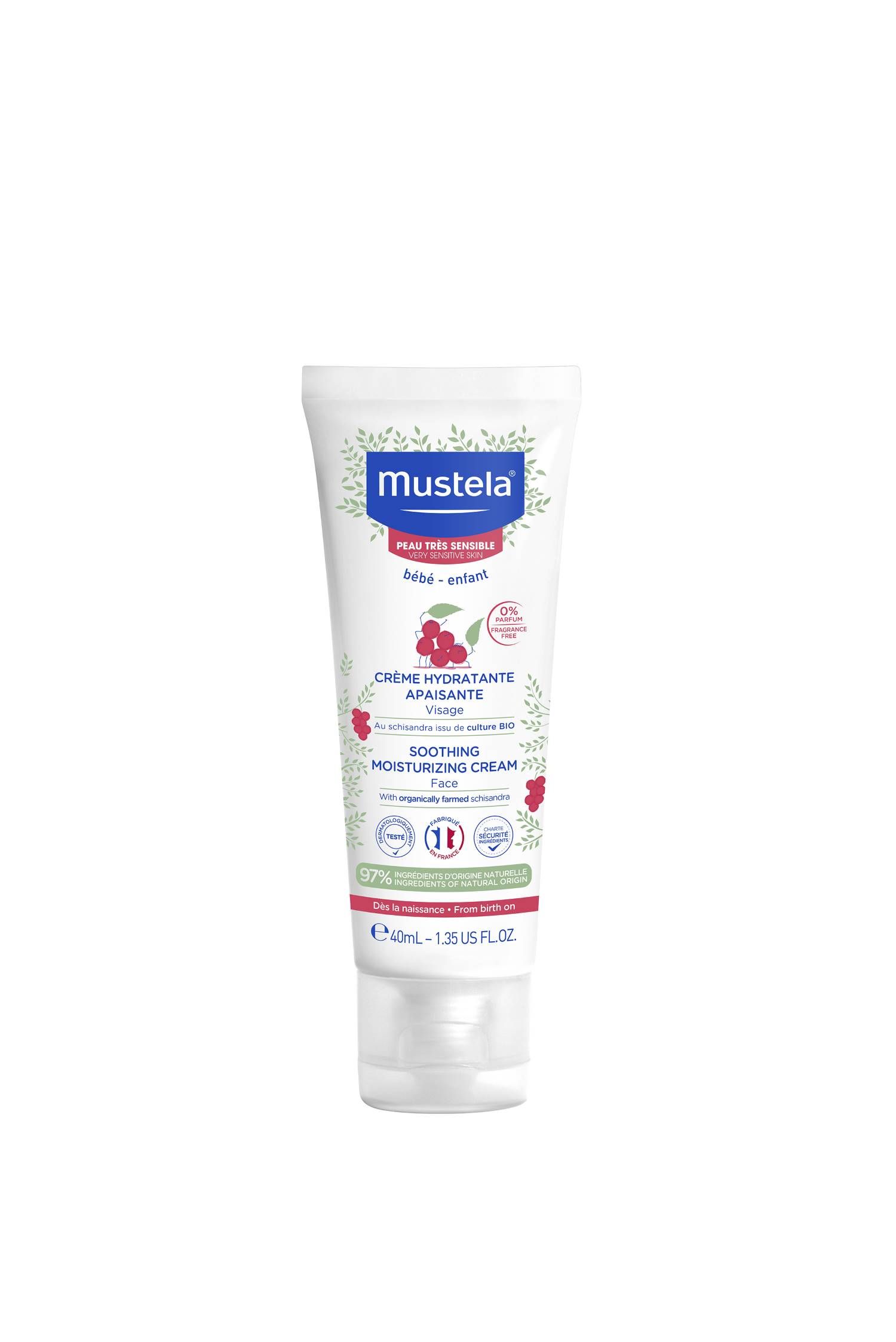 Mustela Crema idratazione viso Lenitiva 40ml