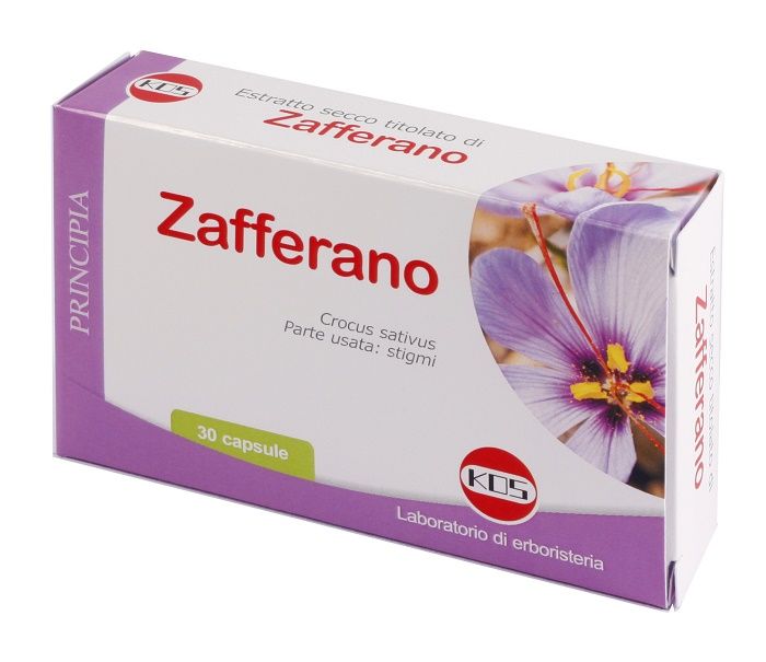 Zafferano Estratto Secco Integratore Disturbi Ciclo Mestruale 30 Capsule