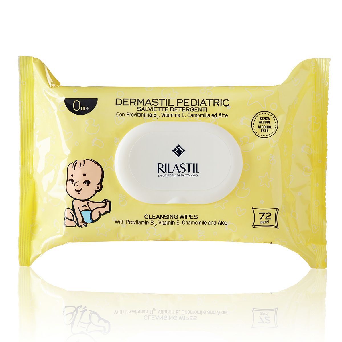 Rilastil Dermastil Salviette Detergenti bambini 72 Pezzi