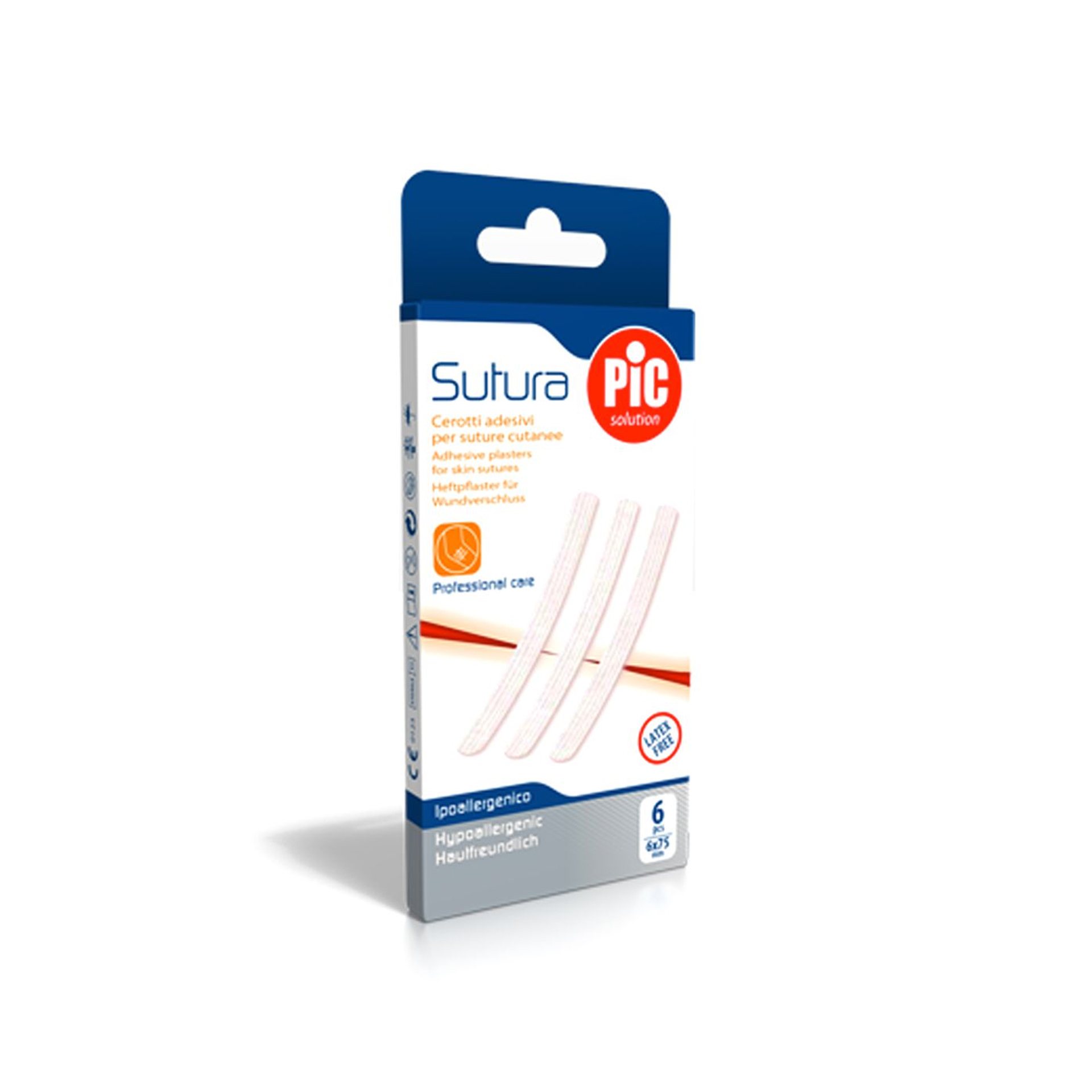 image - 972775656 - CEROTTO PER SUTURA PIC SOLUTION 6 X 75 MM 6 PEZZI - 7891232_1.jpg