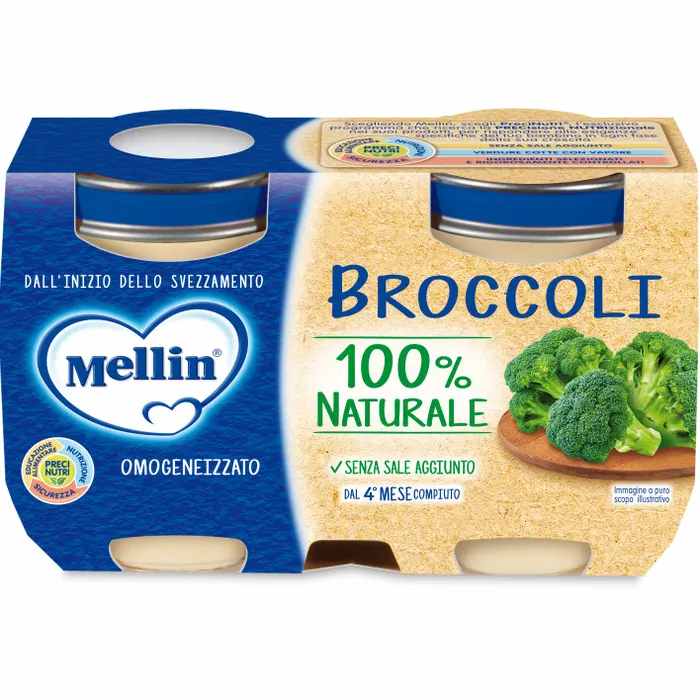 Mellin Omogeneizzato Broccoli 2x125g