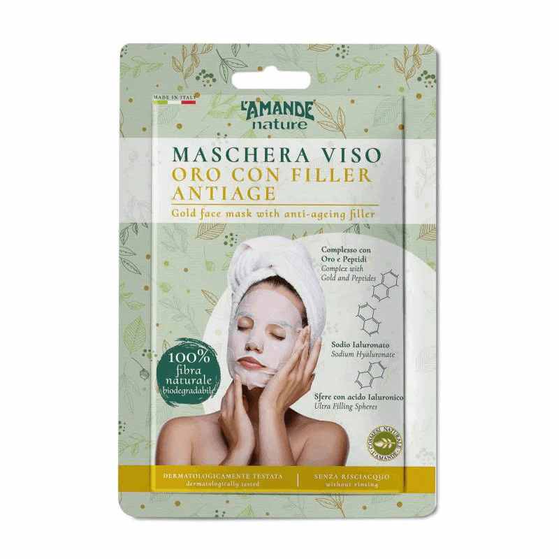 L'amande Maschera Viso Oro Con Filler Antiage 1 Pezzo