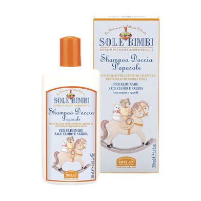 image - 932228493 - Shampoo doccia doposole delicato per bambini, ideale per detergere pelle e capelli dopo l'esposizione al sole, lasciando la pelle morbida e i capelli setosi. - 4870140_2.jpg