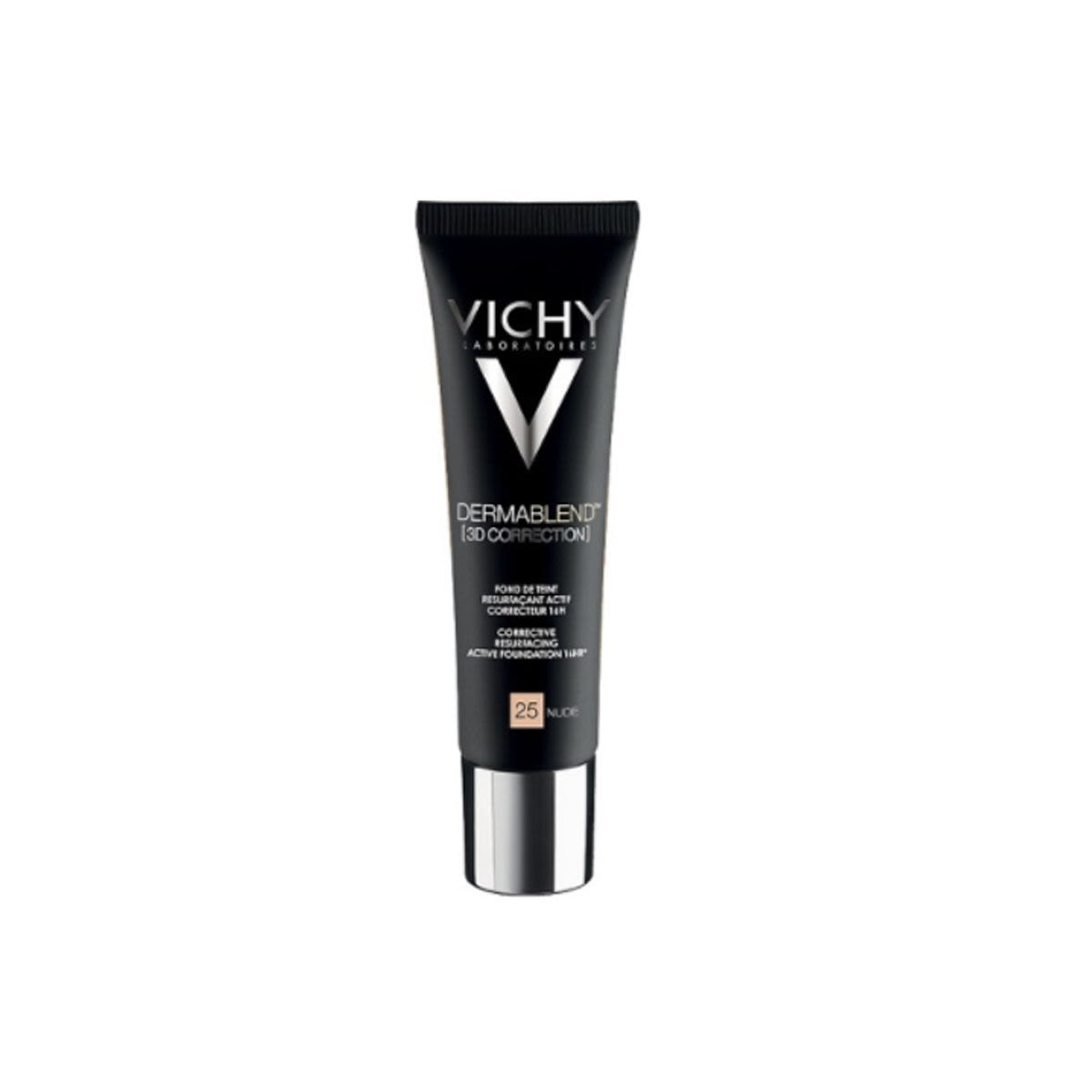 970257388 - Vichy Dermablend 3D Correction Fondotinta correttore Pelle Grassa 16h 25 nuance Nude 30ml - 7893855_2.jpg