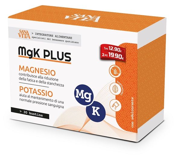 Sanavita Mgk Plus Magnesio E Potassio 30 Bustine