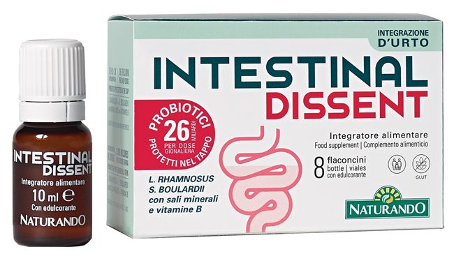 Intestinal Dissent Integratore Flora Intestinale 8 Flaconcini