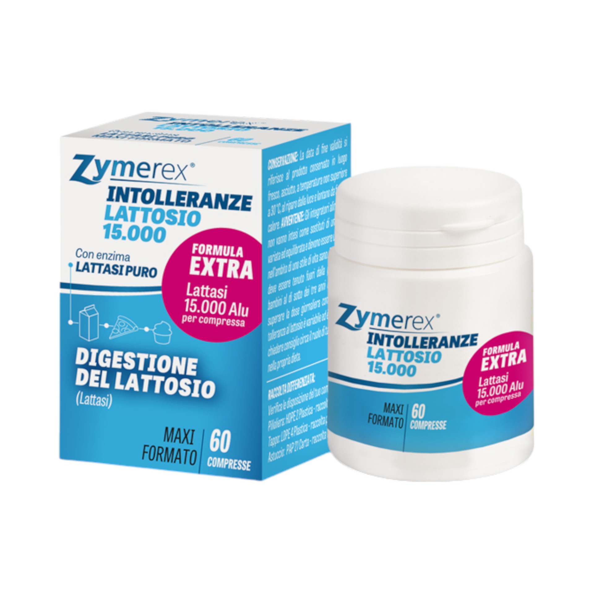 Zymerex Intolleranze Lattosio 15.000 60 Compresse