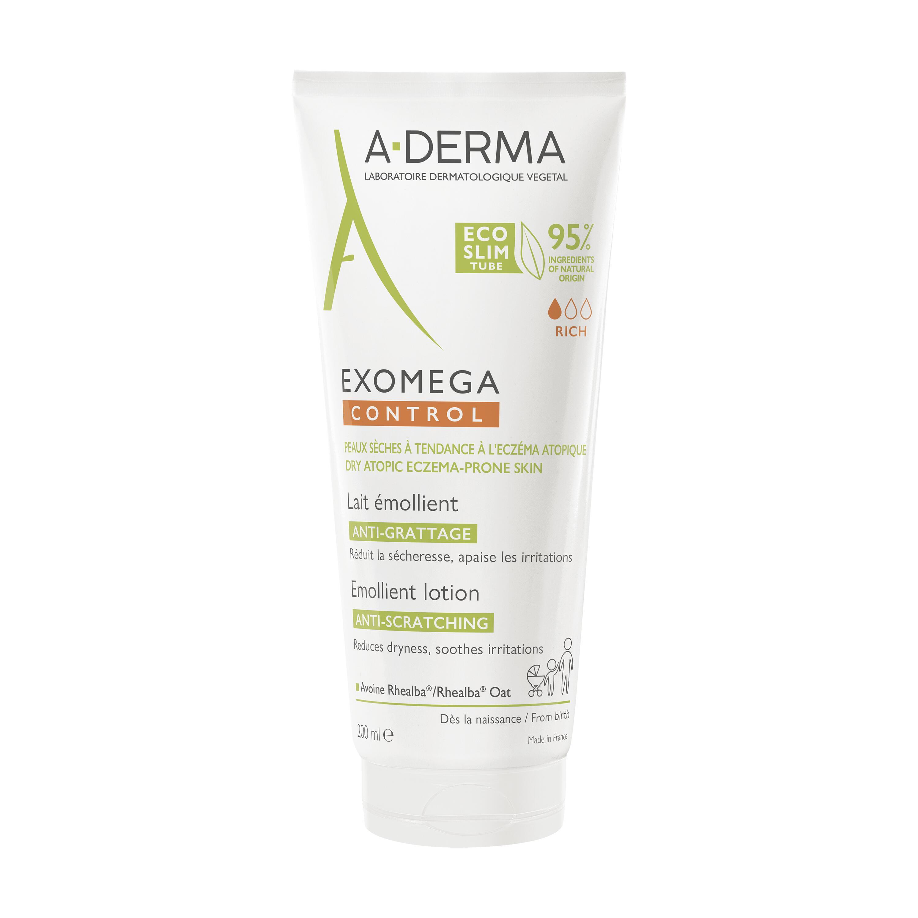 A-derma Exomega Control Latte Emolliente Anti-grattage 200ml