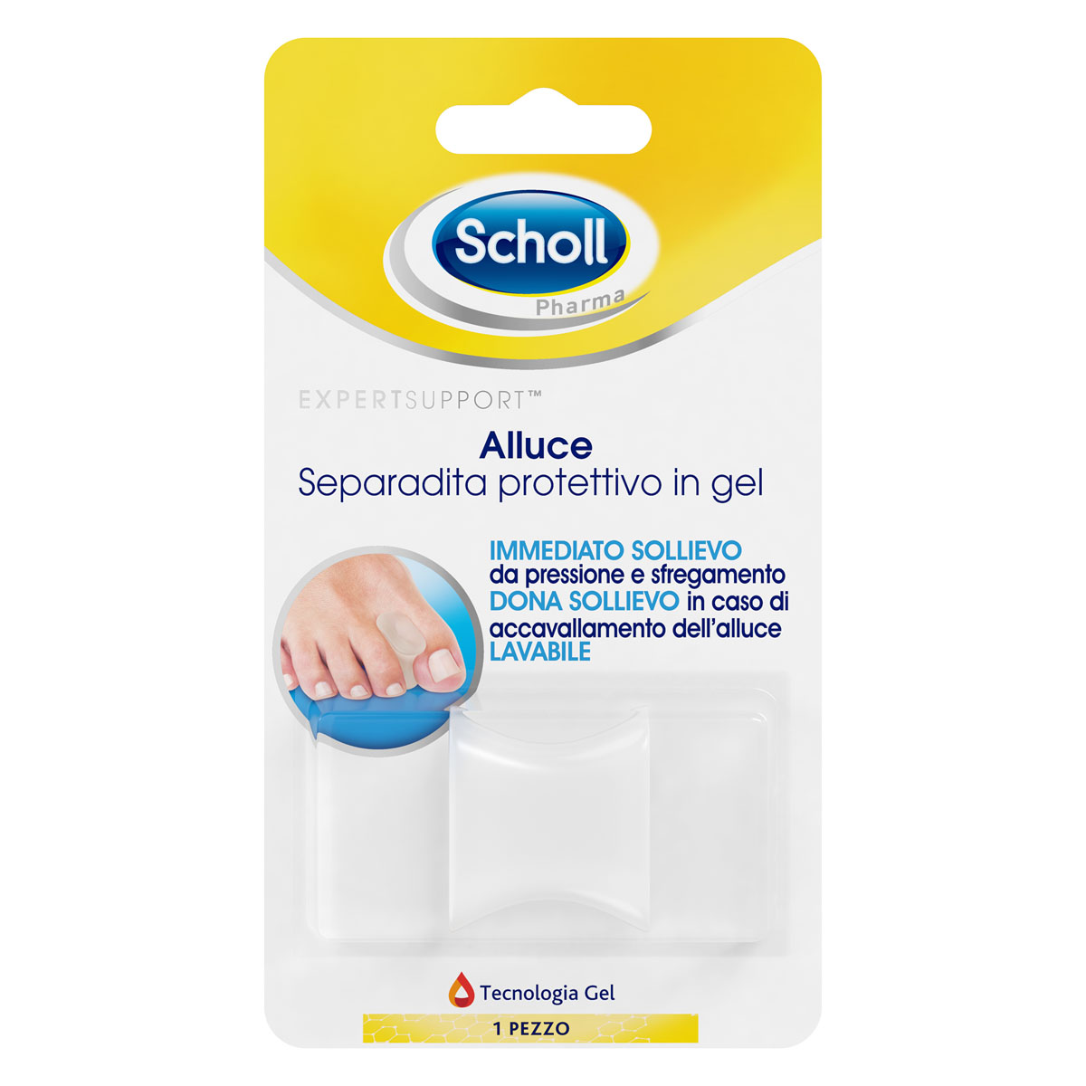 Scholl Separadita Protettivo In Gel Per Alluce 1 Pezzo