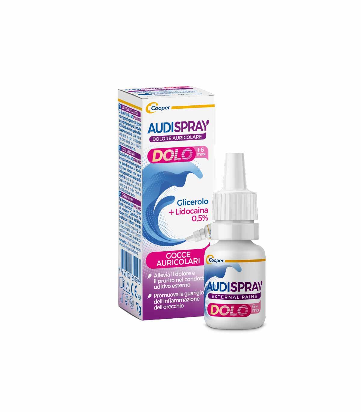 Audispray Dolo +6mesi Gocce Auricolari 7g