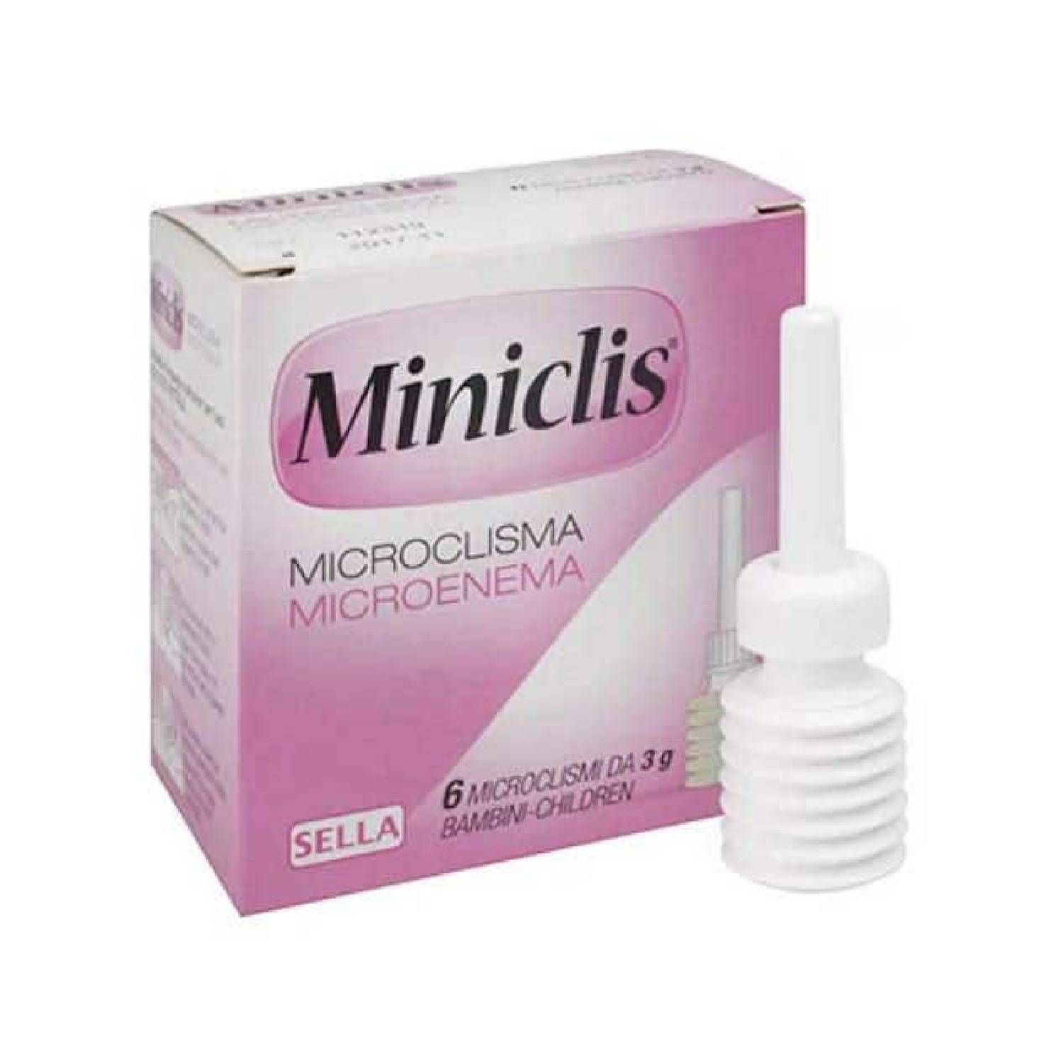 Miniclis Bimbi Microclisma 6 Pezzi