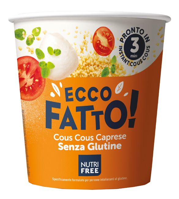 Nutrifree Ecco Fatto Cous Cous Caprese Senza Glutine 70g